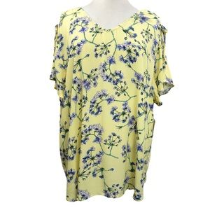 Liz Claiborne Short Sleeve Shirt Top Blouse